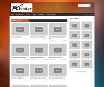 Footyy.com(Footyy) Screenshot