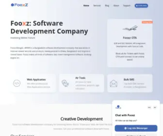 Fooxz.com(Software Development Company) Screenshot