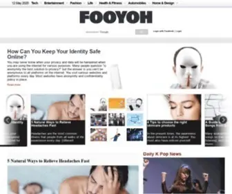 Fooyoh.com(FOOYOH ENTERTAINMENT) Screenshot