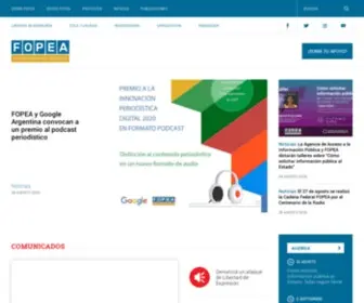 Fopea.org(Foro de periodismo argentino) Screenshot