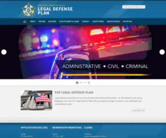 Fophylant.com(FOP Legal Defense Plan) Screenshot