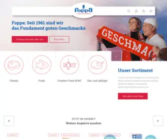 Foppa.com(Lebensmittel-Großhändler in Südtirol) Screenshot