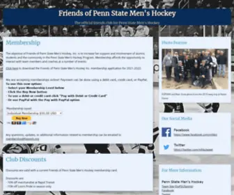 Fopsmh.org(Friends of Penn State Men's Hockey) Screenshot