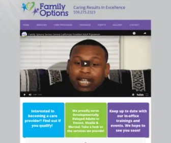 Foptionsca.com(Family Options) Screenshot