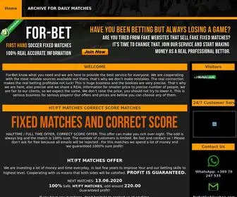 For-Bet.com Screenshot