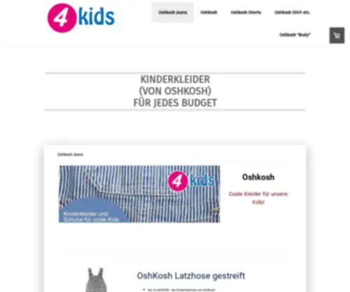 For-Kids.ch(Startseite 4kids) Screenshot