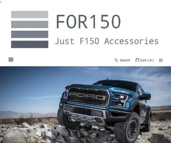 For150.com(Wholesale Ford 150 Aftermarket Accessories) Screenshot