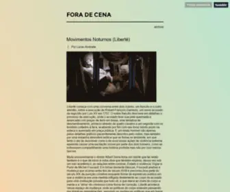 Foradecena.com(FORA DE CENA) Screenshot