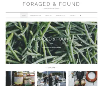 Foragednfound.com(Foraged & Found) Screenshot