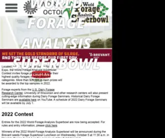 Foragesuperbowl.org(World Forage Analysis Superbowl) Screenshot