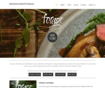 Foragevancouver.com(Sustainable Dining Vancouver) Screenshot