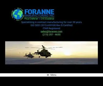 Foranne.com(Foranne Manufacturing Inc) Screenshot