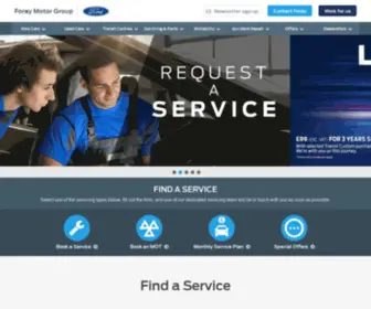 Forayservice.co.uk(Ford Service Booking) Screenshot