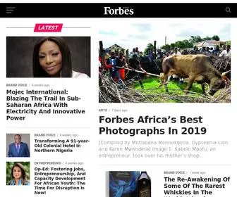 Forbesafrica.com(Forbes africa) Screenshot