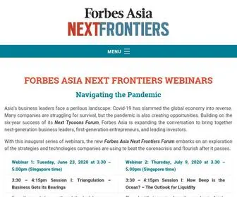 Forbesasianextfrontiers.com(Forbes Asia Next Frontiers Forum) Screenshot