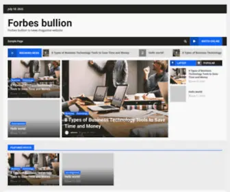 Forbesbullion.com(Forbes bullion) Screenshot