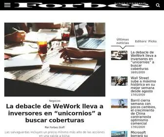 Forbes.co(Forbes Colombia) Screenshot