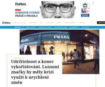 Forbes.cz(Forbes) Screenshot