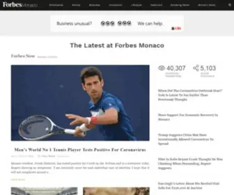 Forbes.mc(Forbes Monaco online) Screenshot