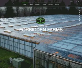 Forbidden-Farms.com(Cannabis) Screenshot