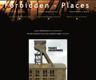 Forbidden-Places.net(Urban Exploration) Screenshot