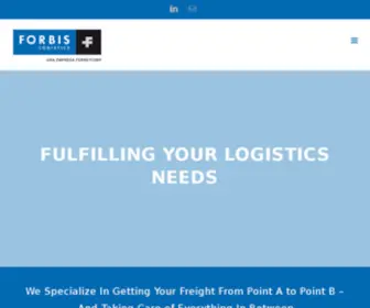 Forbislogistics.com(FORBIS Logistics) Screenshot