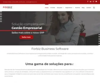 Forbiz.com.br(Forbiz Business Software) Screenshot