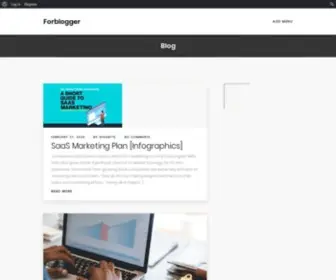 Forblogger.com(Create a blog) Screenshot
