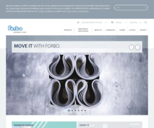 Forbo-Siegling.ca(Forbo Movement Systems conveyor belts and flat belts) Screenshot