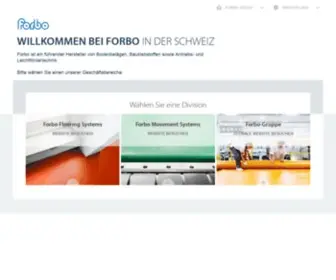 Forbo.ch(Forbo) Screenshot