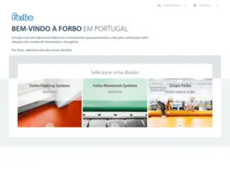 Forbo.pt(Forbo Flooring Systems) Screenshot