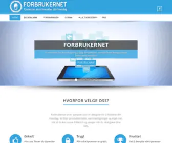 Forbrukernet.com(Tjenester som forenkler din hverdag) Screenshot