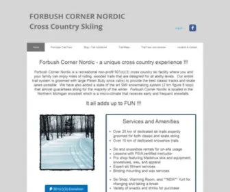 Forbushcorner.com(Forbush Corner Nordic) Screenshot