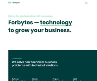 Forbytes.com(We are an outsourcing company) Screenshot