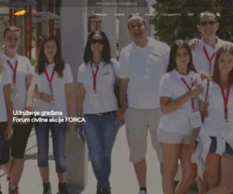Forca.rs(Forum civilne akcije FORCA) Screenshot