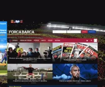 Forcabarca.sk(Najlepší a najspoľahlivejší SK/CZ infoservis FC Barcelona) Screenshot