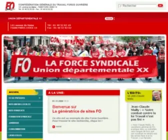 Force-Ouvriere.org(Force Ouvrière) Screenshot