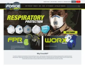 Force360.com.au(Force360 is a designer and manufacturer of premium performance gloves) Screenshot