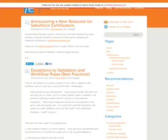 Forcecertified.com(Salesforce) Screenshot