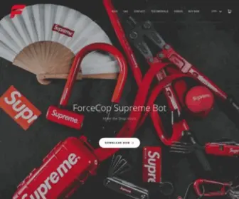 Forcecop.com(The Best Supreme Bot) Screenshot