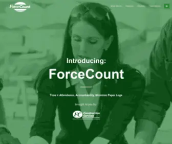 Forcecount.com(Attendance, Accountability, Minimize Paper Logs) Screenshot