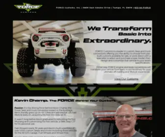 Forcecustoms.com(FORCE Customs) Screenshot