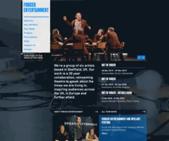 Forcedentertainment.com(Forced Entertainment) Screenshot