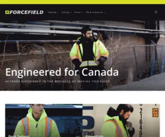 Forcefieldcanada.com(Forcefield Canada) Screenshot