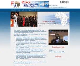 Forceleadershipafricain.org(Force Leadership Africain) Screenshot