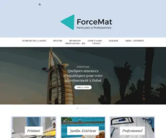 Forcemat.fr(Brico pour Particulier & Pro) Screenshot