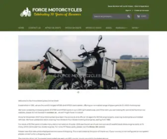 Forcemotorcycles.com(Force Motorcycles) Screenshot