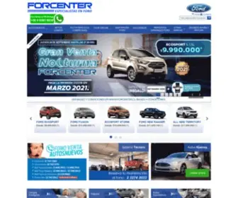 Forcenter.cl(Automotoras y Concesionarios Ford) Screenshot