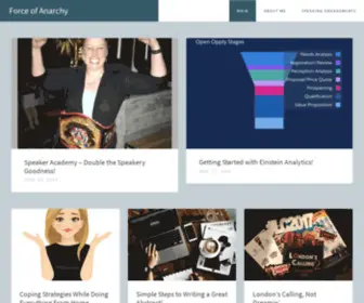 Forceofanarchy.com(Being Part of the Click since 2004) Screenshot