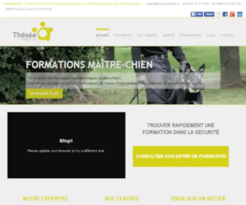 Forces-Securite.com(Domaine non reconnu) Screenshot